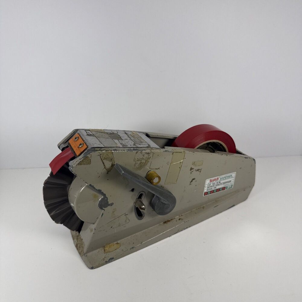 3M Scotch M96 M-96 Definite Length Tape Dispenser Model 276 Weighted Bench Top